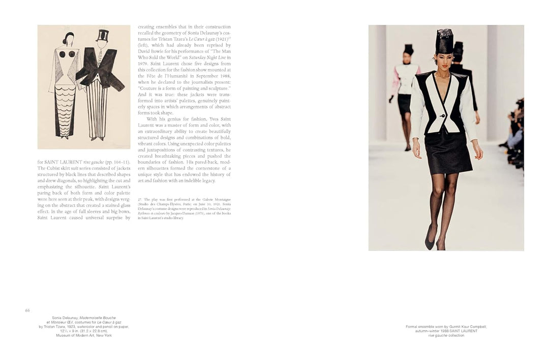 Yves Saint Laurent: Form and Fashion Book