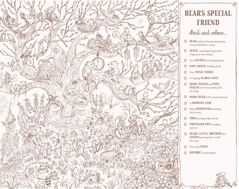 Brown Bear Wood: Colouring and Spotting Book