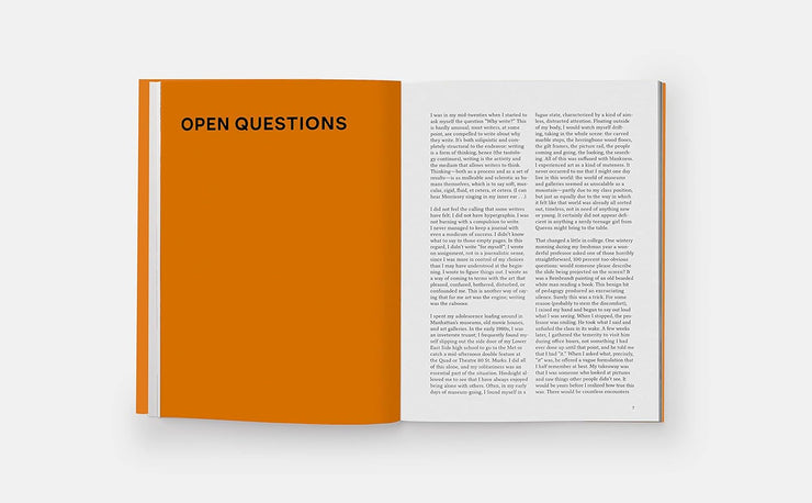 Open Questions: Thirty Years of Writing about Art Book
