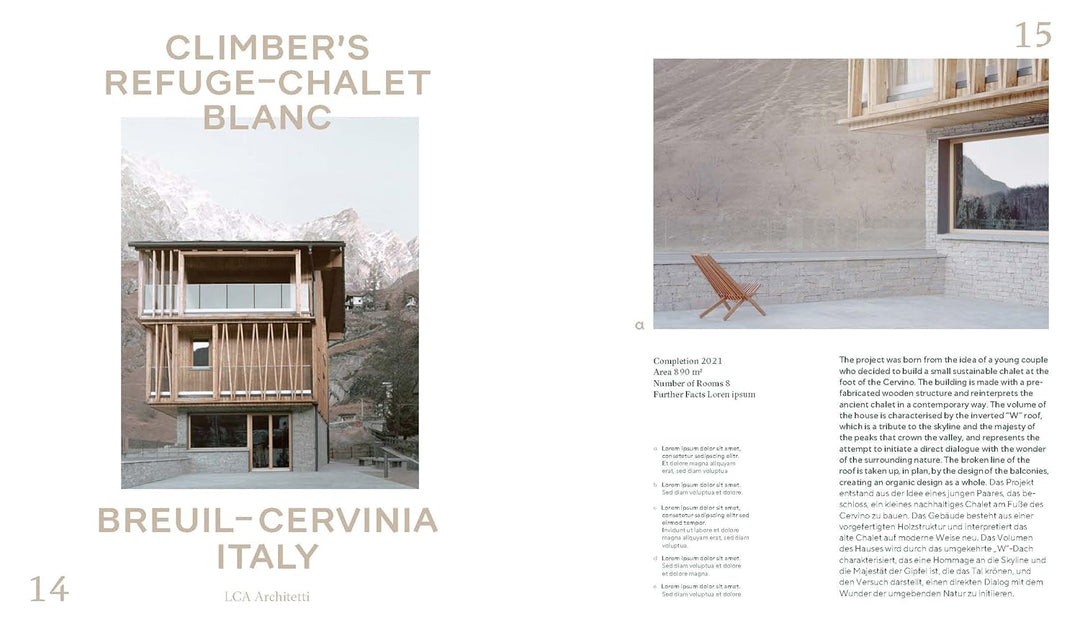 all about CHALETS: Contemporary Mountain Residences Book