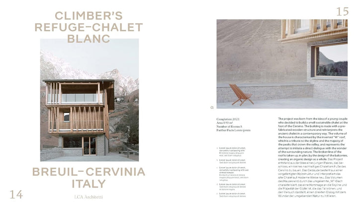 all about CHALETS: Contemporary Mountain Residences Book
