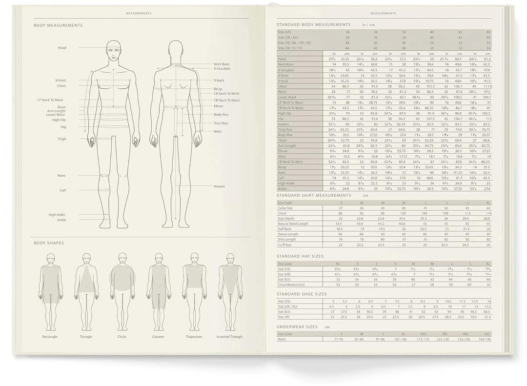Fashionary Menswear A5 Sketchbook