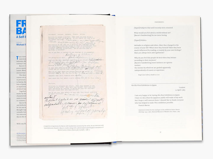 Francis Bacon: A Self-Portrait in Words Book