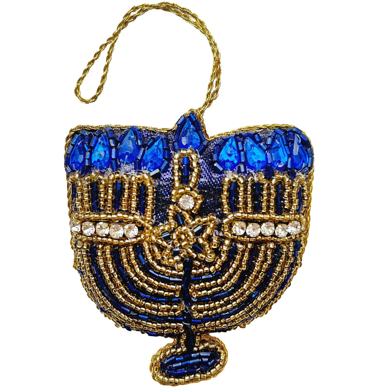 Handmade Menorah Christmas Ornament