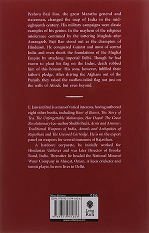 Baji Rao: The Warrior Peshwa Book