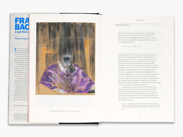 Francis Bacon: A Self-Portrait in Words Book