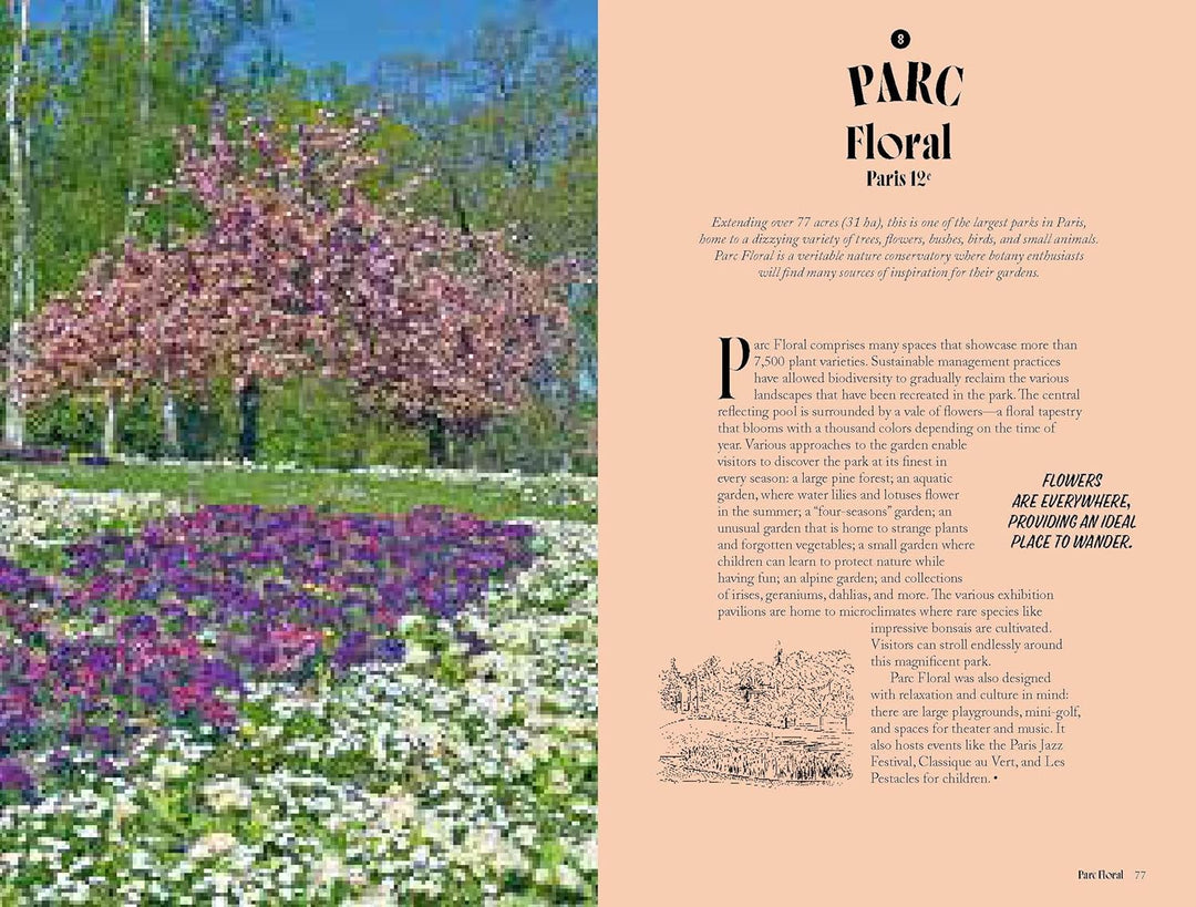 The Most Beautiful Gardens of Paris Book