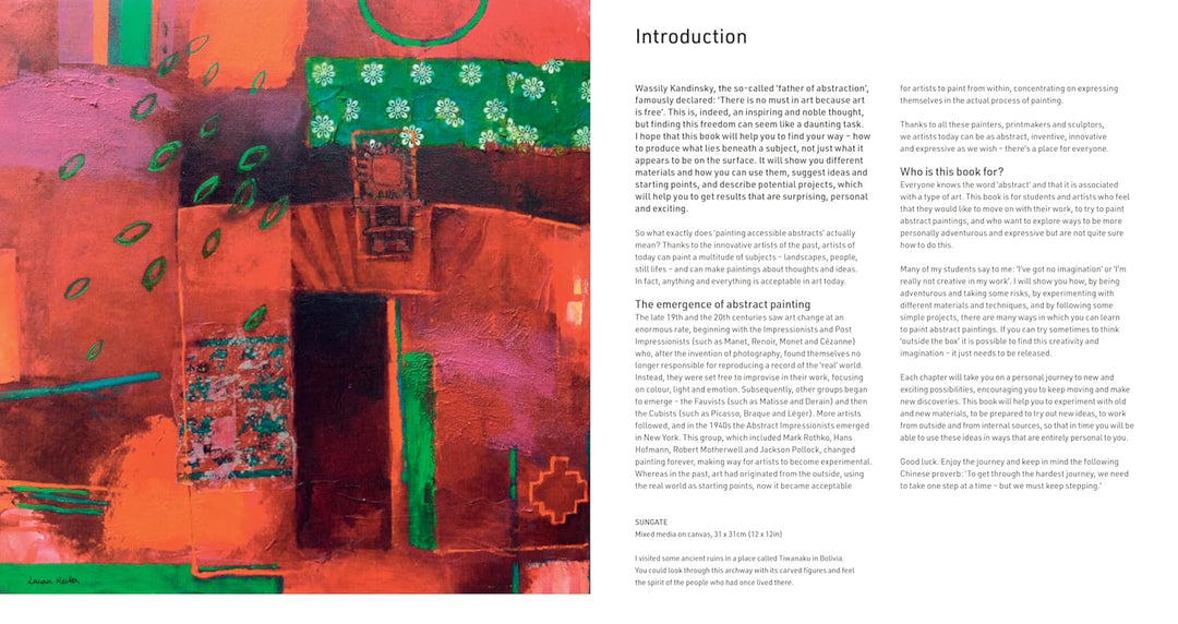 Beginner’s Guide to Making Abstract Art Book