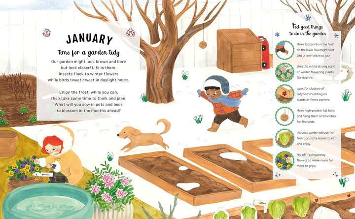 Feel Good Gardening: A Mindful Guide for Every Month of the Year Book