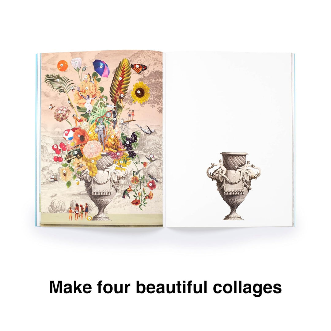 Four Seasons: Build four beautiful collages from this complete kit Book