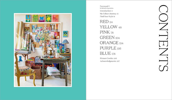 Living Bright: Fashioning Colourful Interiors Book