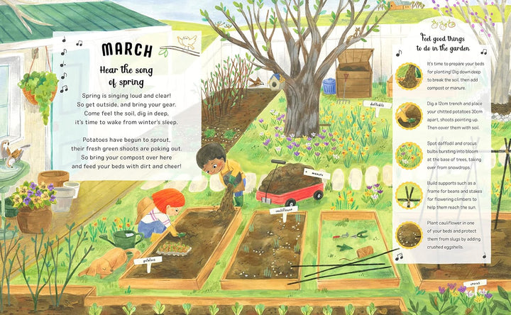 Feel Good Gardening: A Mindful Guide for Every Month of the Year Book