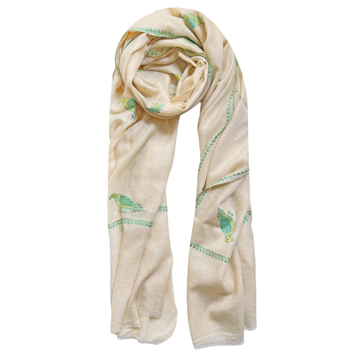 Pashmina Perch Embroidered Stole