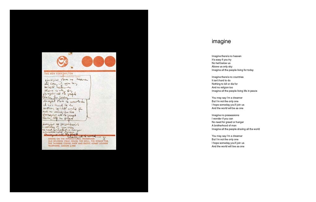 Imagine John Yoko Book