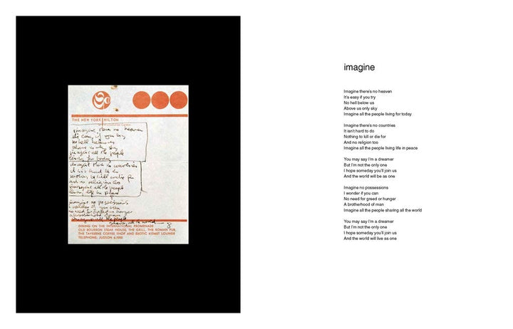 Imagine John Yoko Book