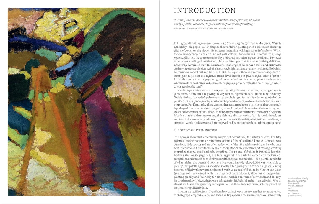 The Artist's Palette: The palettes behind the paintings of 50 great artists Book