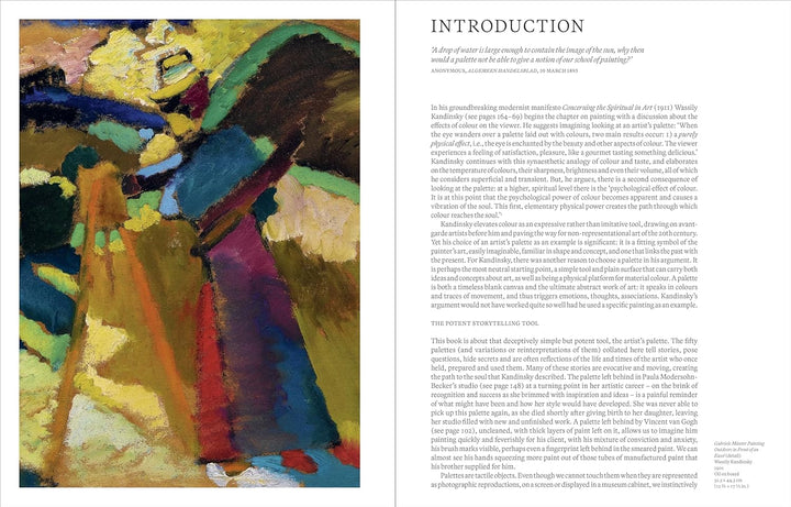 The Artist's Palette: The palettes behind the paintings of 50 great artists Book