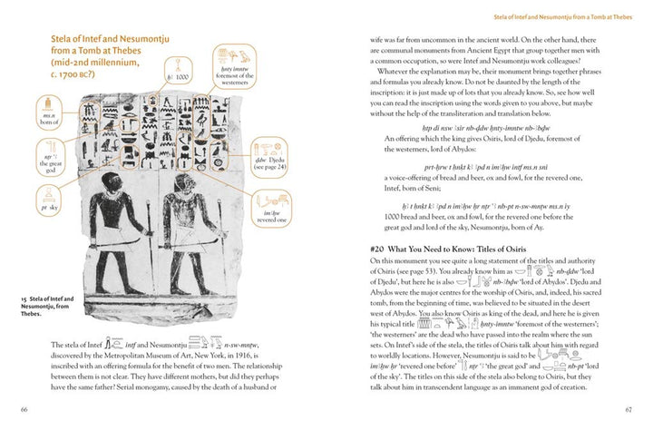 Egyptian Hieroglyphs for Complete Beginners: The Revolutionary New Approach to Reading the Monuments Book