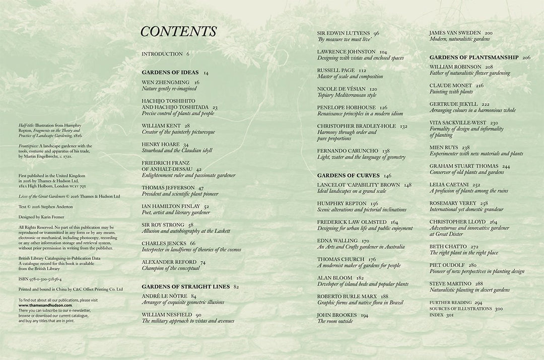 Lives of the Great Gardeners Book
