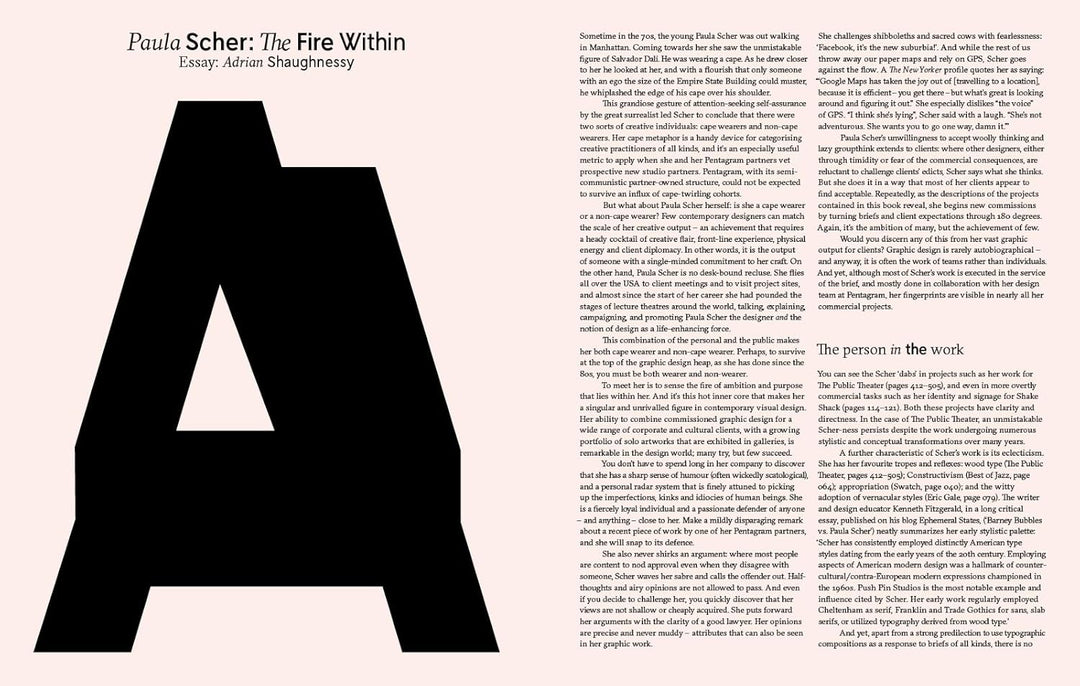 Paula Scher: Works Book