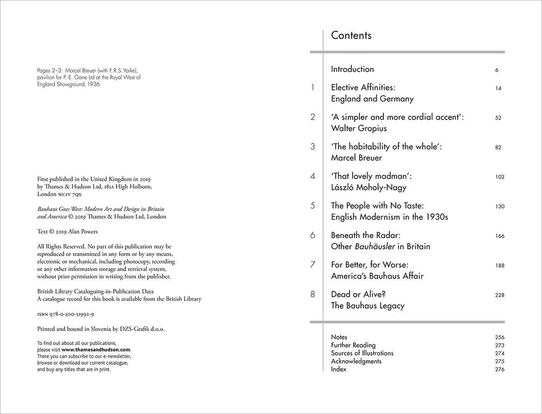 Bauhaus Goes West: Modern Art and Design in Britain and America Book