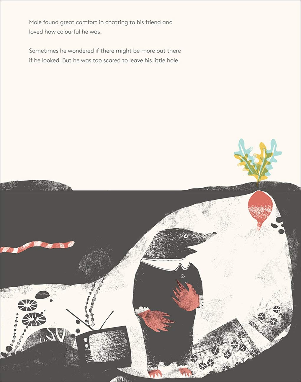 Mole in a Black and White Hole: Outside The Frame Book