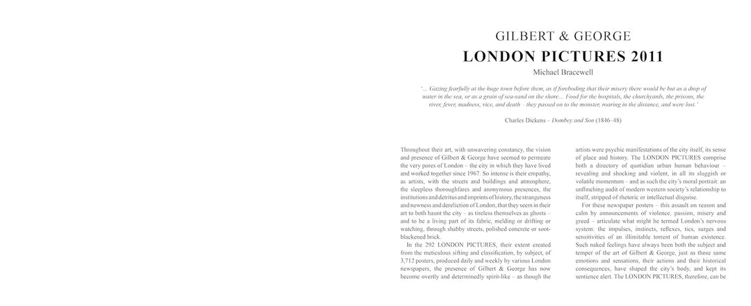Gilbert & George: London Pictures Book