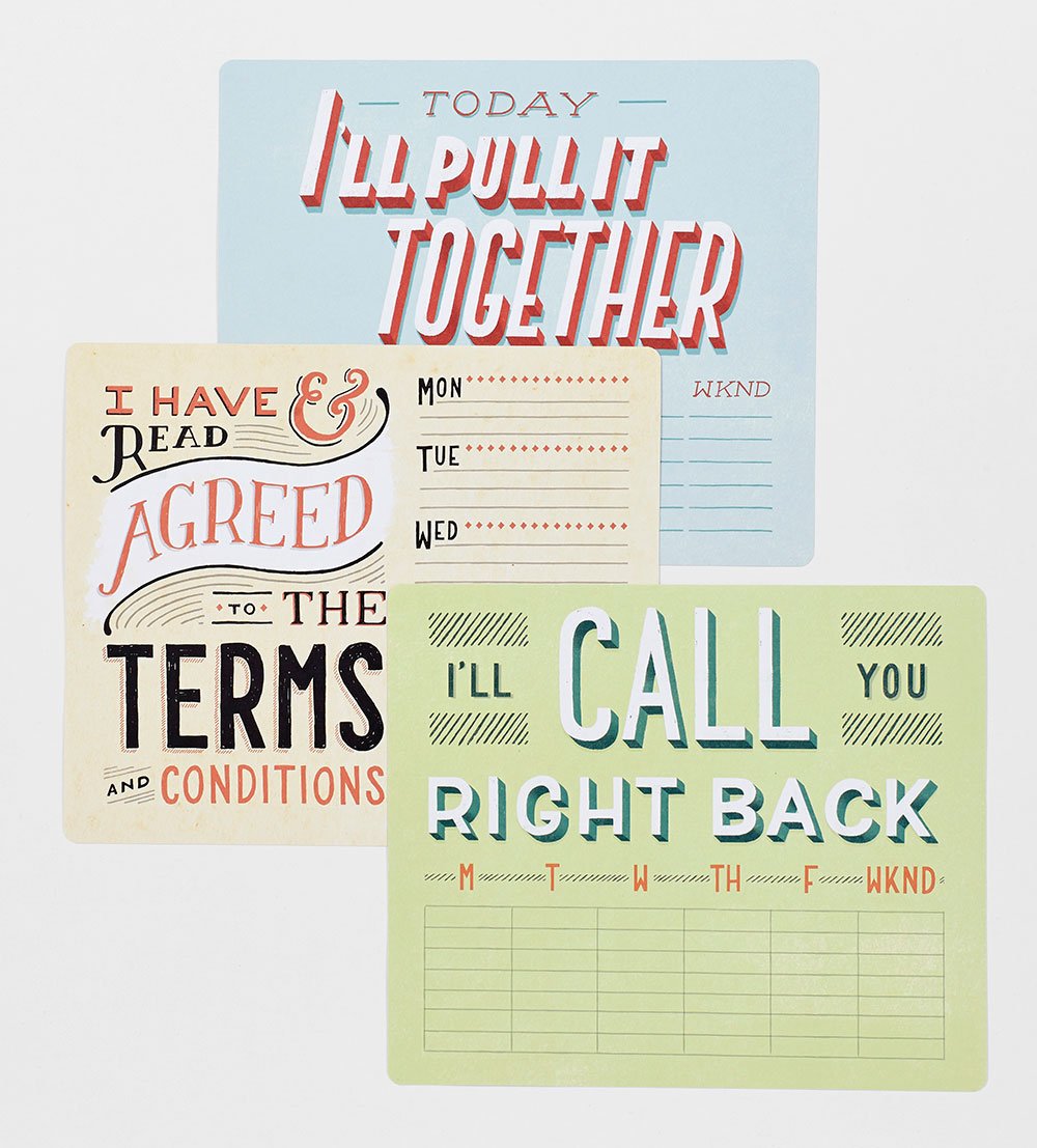 Daily Dishonesty: I Am Not a Workaholic (Notepad and Mouse Pad): 54 Sheets, 6 Designs