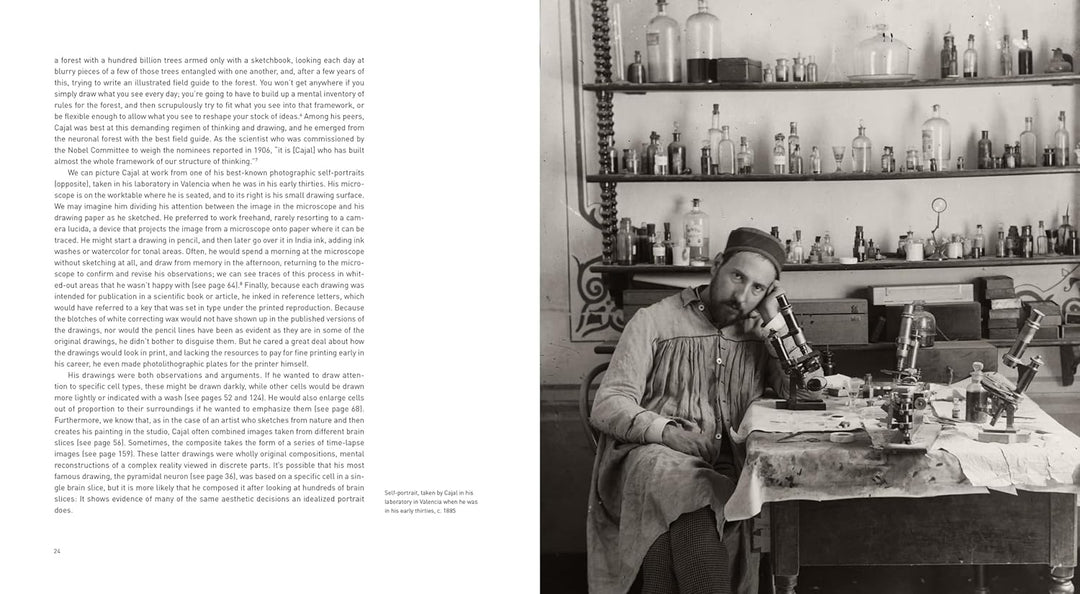 The Beautiful Brain: The Drawings of Santiago Ramon y Cajal Book