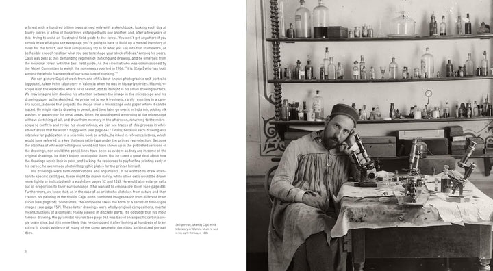 The Beautiful Brain: The Drawings of Santiago Ramon y Cajal Book