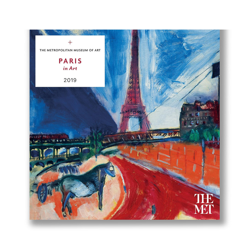 Paris in Art 2019 Wall Calendar