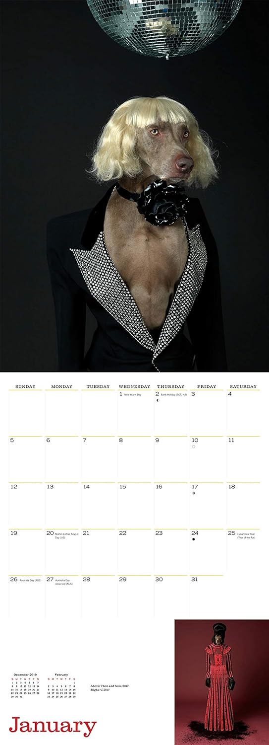 CAL 20 WILLIAM WEGMAN MANS BEST FRIEND