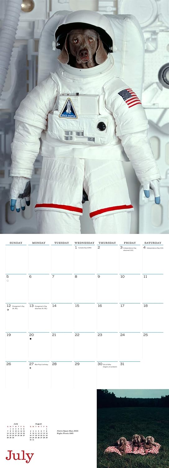 CAL 20 WILLIAM WEGMAN MANS BEST FRIEND