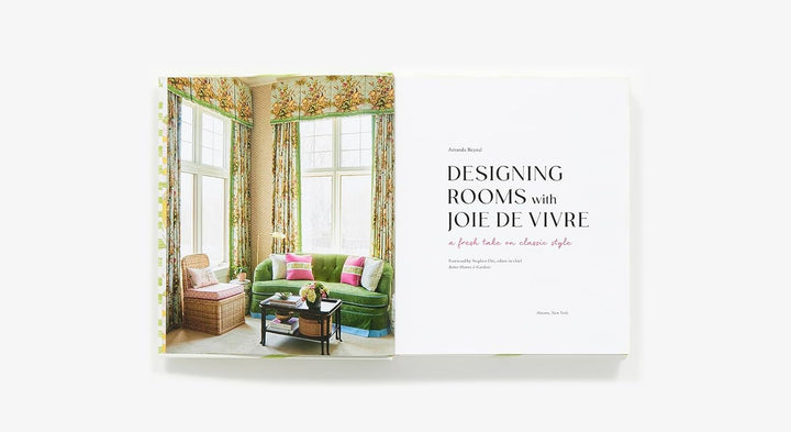 DESIGNING ROOMS WITH JOIE DE VIVRE BOOK