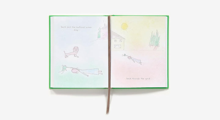 LITTLE KID WITH THE BIG GREEN HAND BOOK