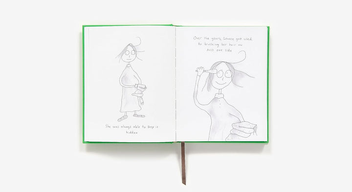 LITTLE KID WITH THE BIG GREEN HAND BOOK