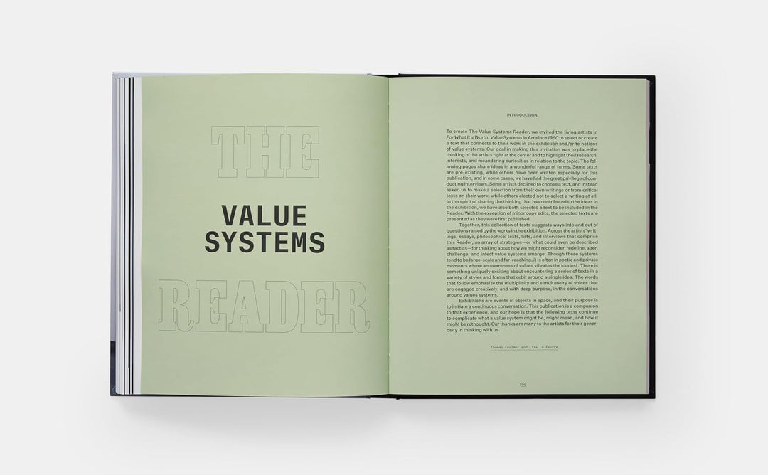 For What It’s Worth: Value Systems in Art Since 1960 Book