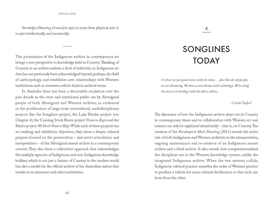 Songlines: The Power and Promise Book