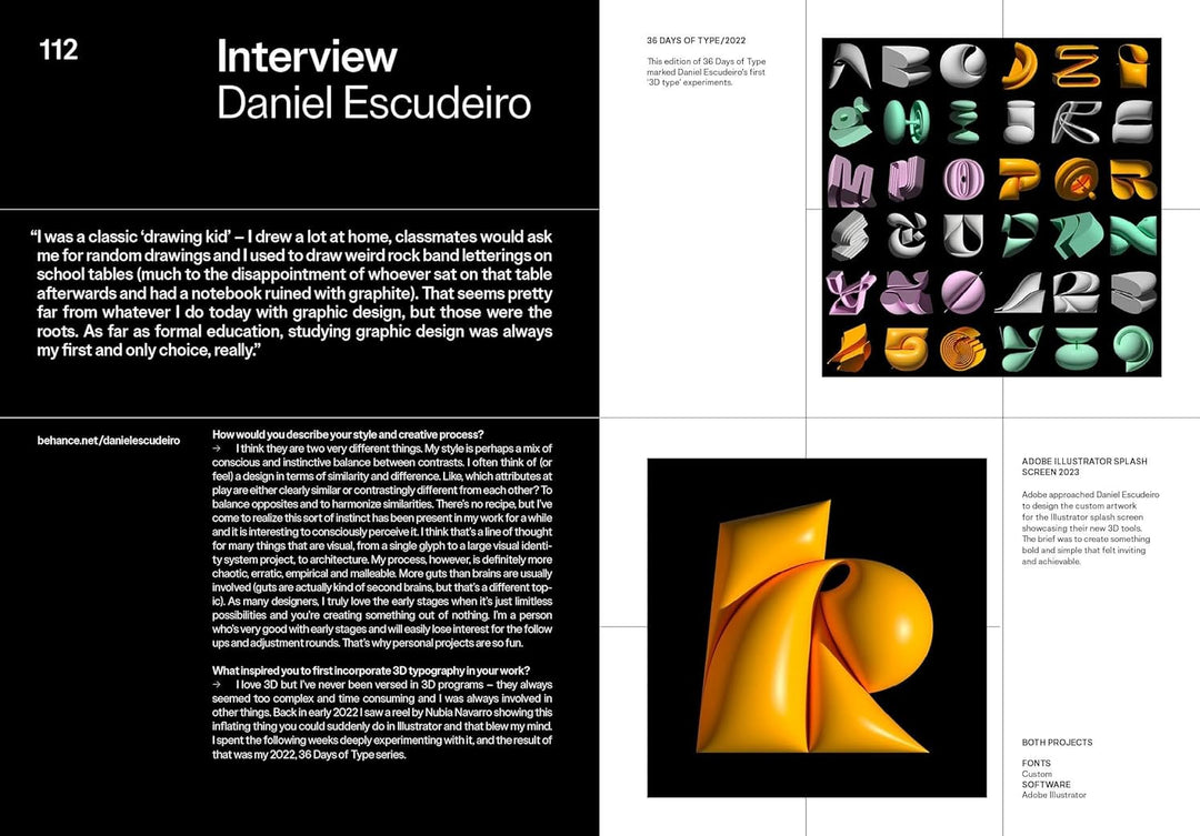 Three Dimensional Type Book