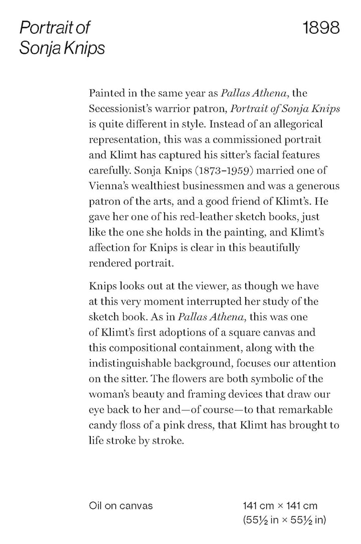 Gustav Klimt: 50 Masterpieces Explored Book