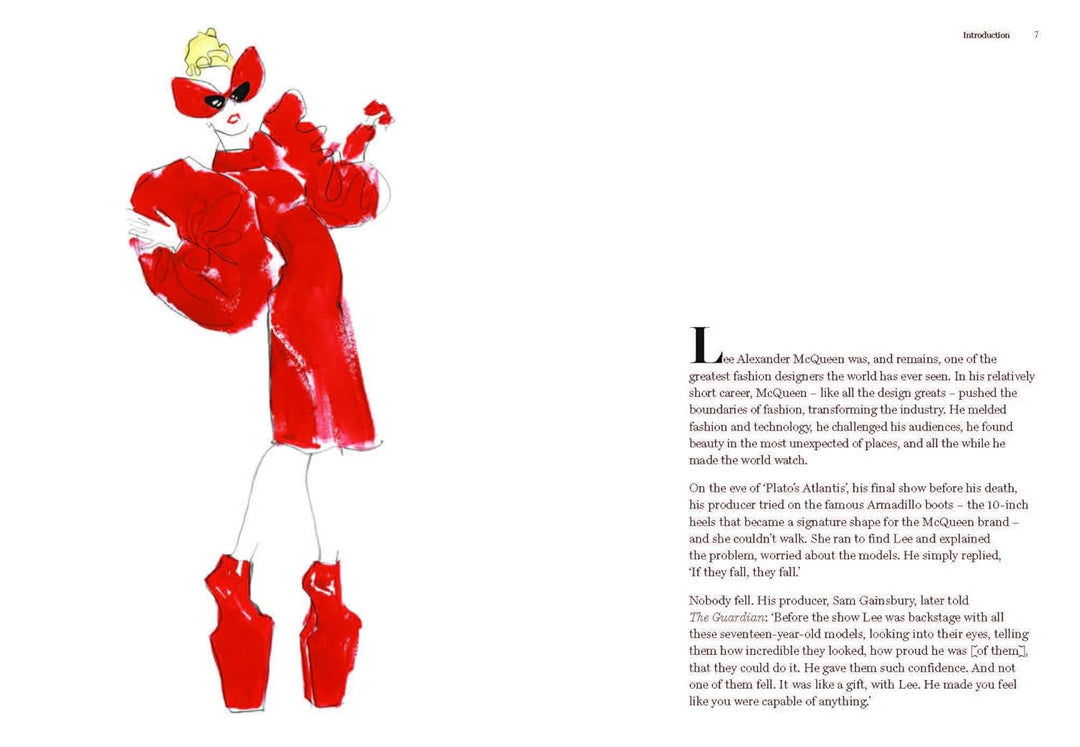 Lee Alexander McQueen: The Illustrated World of a Fashion Visionary Book