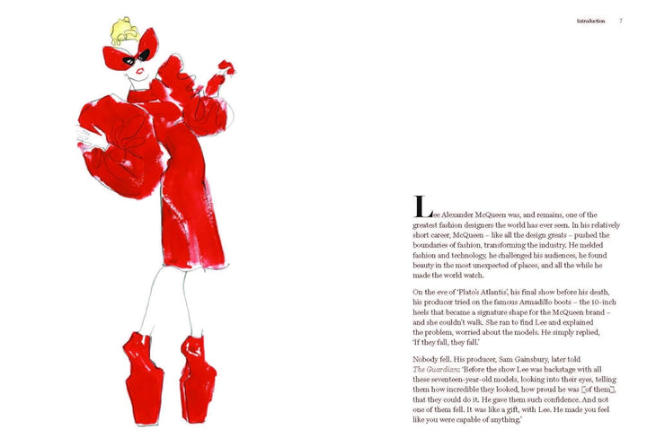 Lee Alexander McQueen: The Illustrated World of a Fashion Visionary Book