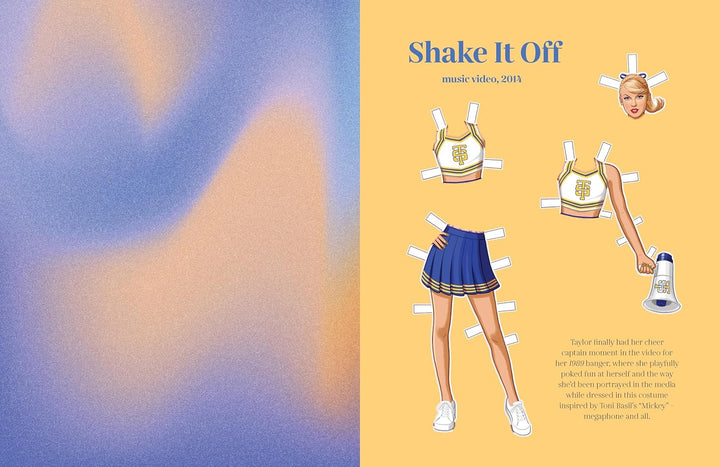 Dress Up Taylor: A Taylor Swift paper doll book featuring her iconic eras Book
