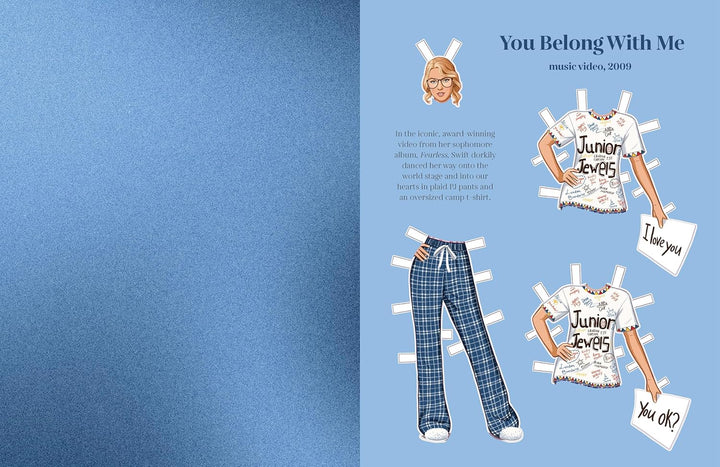 Dress Up Taylor: A Taylor Swift paper doll book featuring her iconic eras Book