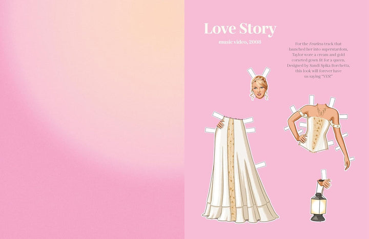 Dress Up Taylor: A Taylor Swift paper doll book featuring her iconic eras Book
