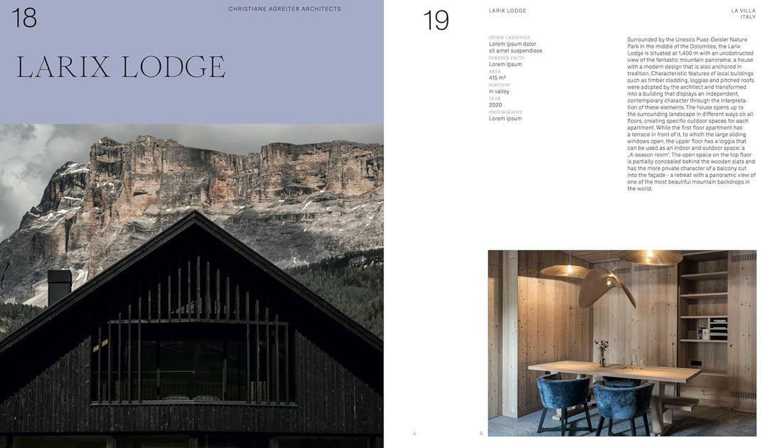 Fascination Mountain Living: Architecture & Design Book