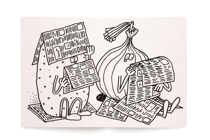 Stefan Marx: Reading the News Book