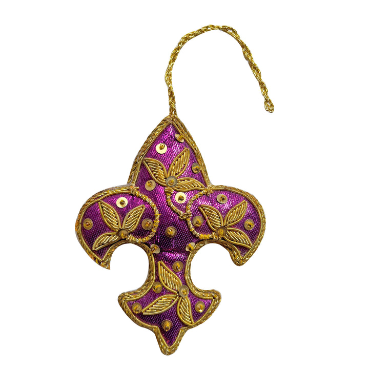 Purple Emblem Handmade Christmas Ornament