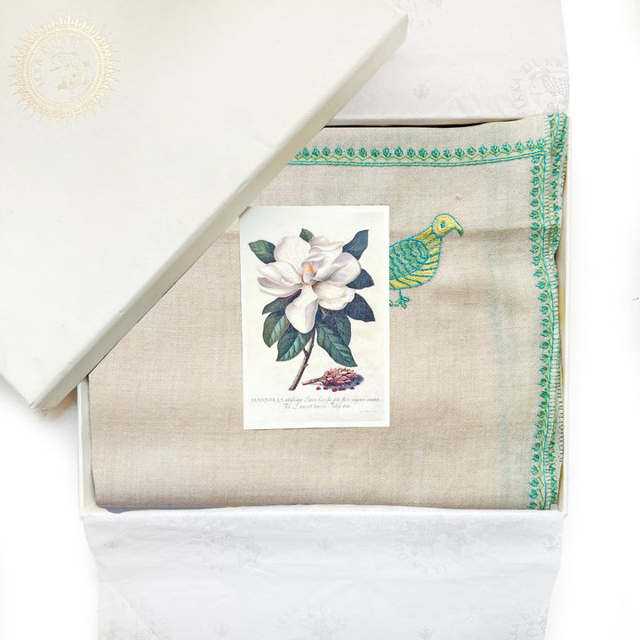 Pashmina Perch Embroidered Stole