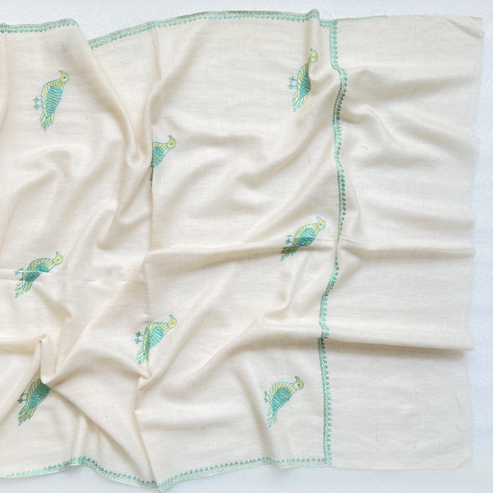 Pashmina Perch Embroidered Stole